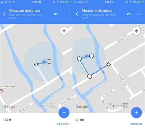 google maps distance.